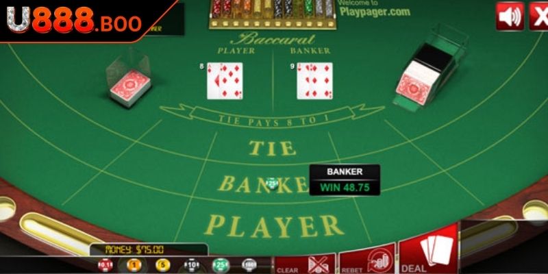 Giới thiệu về game Baccarat U888
